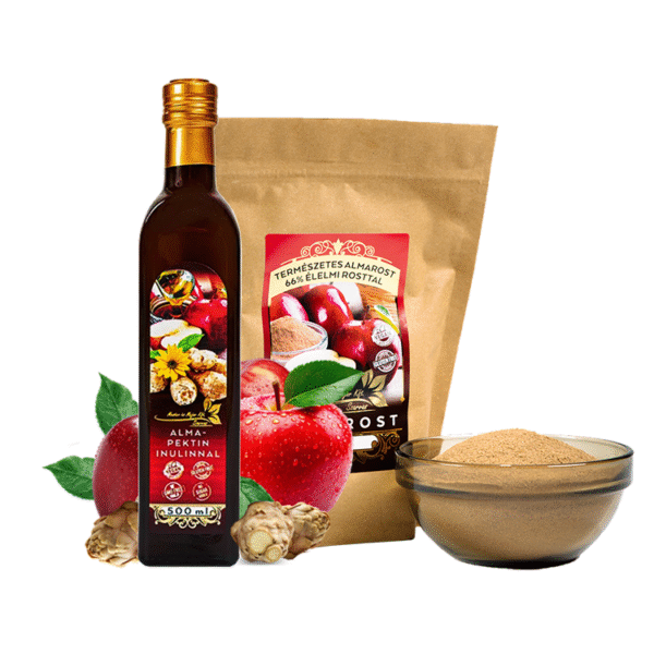 Pectină de mere cu inulină 500ml + Fibră de măr 250g